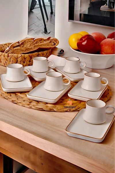 OFİS Alya Presentation Coffee Cup Set for 6 People