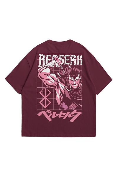 Scrovtie Γυναικεία Ανδρικά T-shirt με κοντό μανίκι με στάμπα Anime Oversize Crew Neck