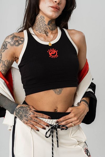 go gang own Run Racer Crop + Women's T-Shirt Set of 2