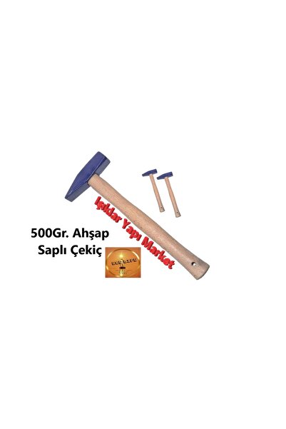 Işıklar Ahşap Saplı -çekiç -500gram