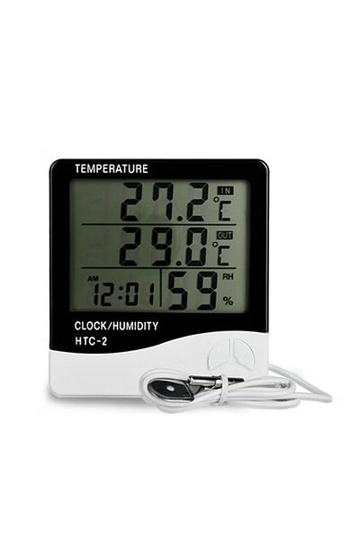 Primo Plus Temperature And Humidity Meter White/Grey