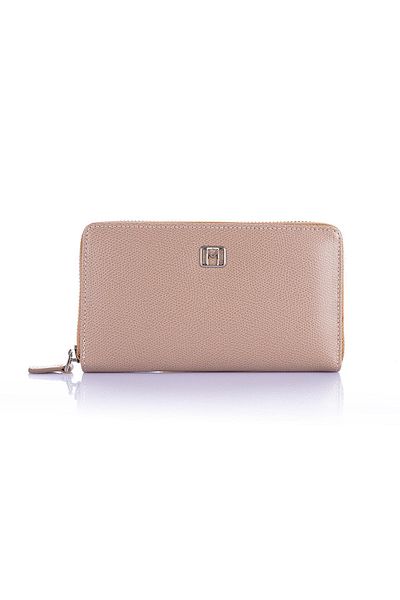 Getcho Mademoiselle Ferden Women's Mink Long Zippered Card Holder Multi-Eye Large Size Coin Holder Wallet Model
