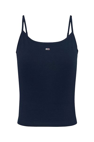 Tommy Jeans Tommy Jeans Women's Navy Blue Essential Strappy Crop Top
