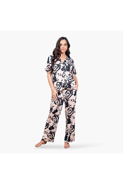 Aadaraya Floral Print Pyjama Set