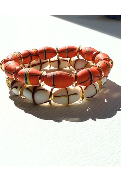 L´Atelier des Perles Baguette Handmade Glass Beaded Bracelet