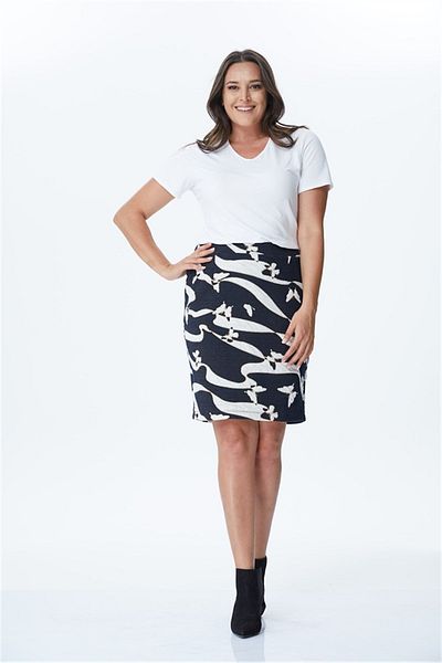 MYLİNE Fusta cu model jacquard