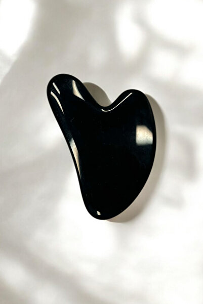 Elifsu Jewelry Gua Sha Yüz Masaj Aleti Siyah Oniks