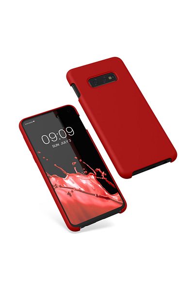 KWmobile Case For Samsung Galaxy S10e, Silicone, Red, 47944.208