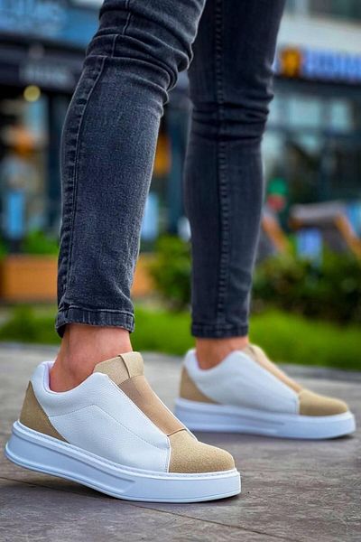 PATRON SHOES Ανδρικά αθλητικά παπούτσια χωρίς κορδόνια ελαστικά ορθοπεδικά