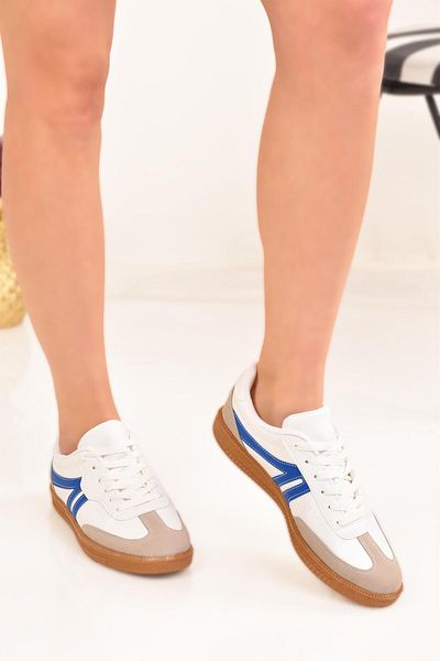Peta Pantofi sport pentru femei, cu talpă anti-alunecare, cu detaliu din piele intoarsa
