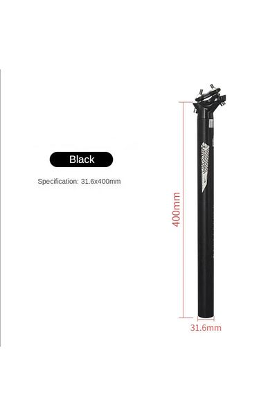 Choice Black 31.6x400mm LUNJE Mountain Road Bicycle Seatpost Ultralight Aluminum Alloy MTB Bike Seat Post S