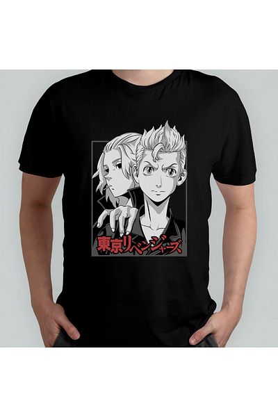 Pixxa Anime Manga Tokyo Revengers Unisex 100% βαμβακερό μπλουζάκι με λαιμόκοψη Μοντέλο: 16