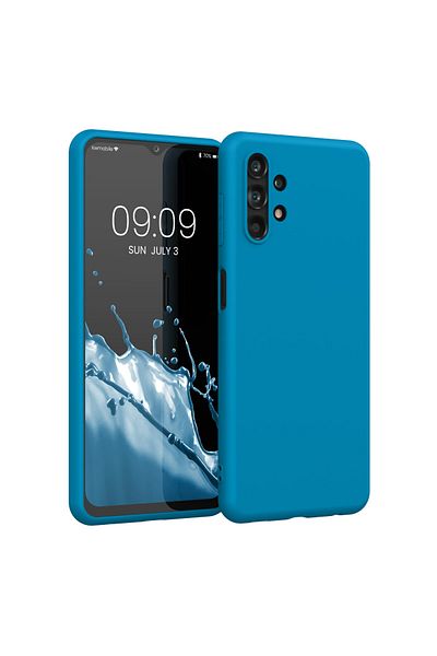 KWmobile Carcasă pentru Samsung Galaxy A13, silicon, albastră, 57805.224