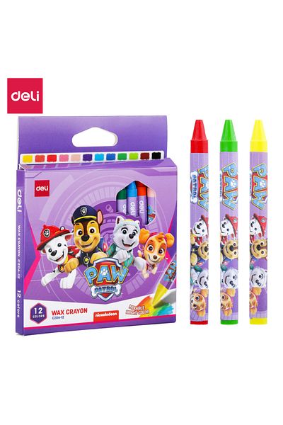 Deli Wax Crayon 12 COLORS EC204-12