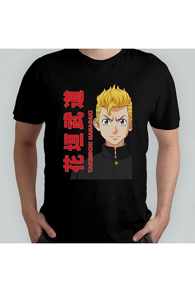 Pixxa Tokyo Revengers Anime Manga Unisex 100% βαμβακερό μπλουζάκι με λαιμόκοψη μοντέλο 11