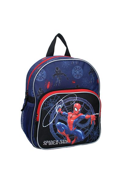 SPIDERMAN Children's backpack, 29x23x10 cm, two compartments, pockets, multicolor, Fight Against Wrong Spiderman