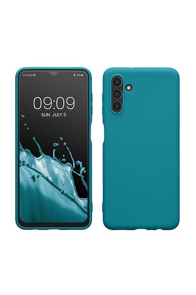 KWmobile Carcasă pentru Samsung Galaxy A04s, silicon, albastră, 58921.57