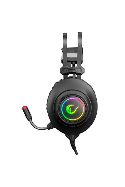 Rampage Rm-K1 Pulsar Black USB 7.1 Surround Rgb Gaming Headset