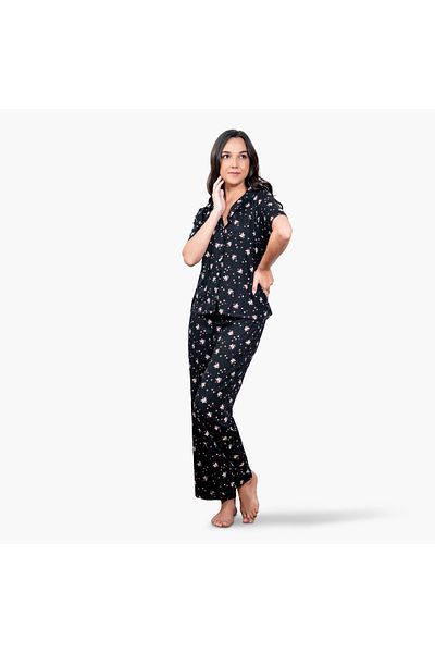 Aadaraya Floral Print Pyjama Set