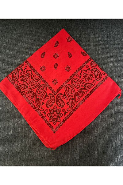 Vipfoni شال قطن كلاسيكي بنمط 2 قطعة باي آند باندانا