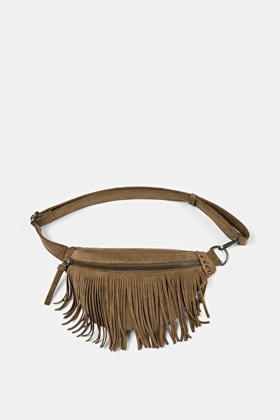 Pull & Bear Püsküllü bel çantası