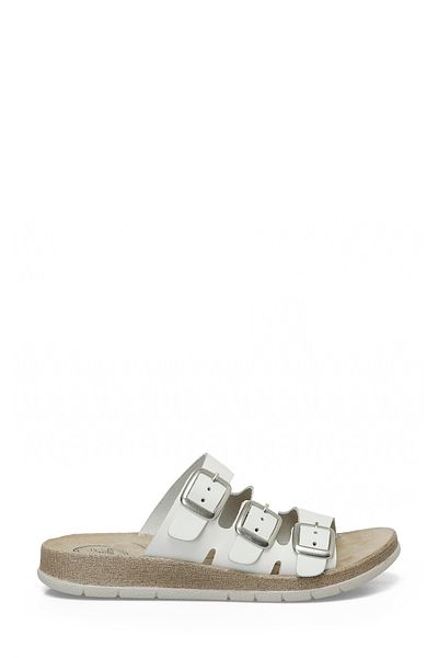 Polaris 5 Nokta 105490.Z5Fx White Women's Slippers