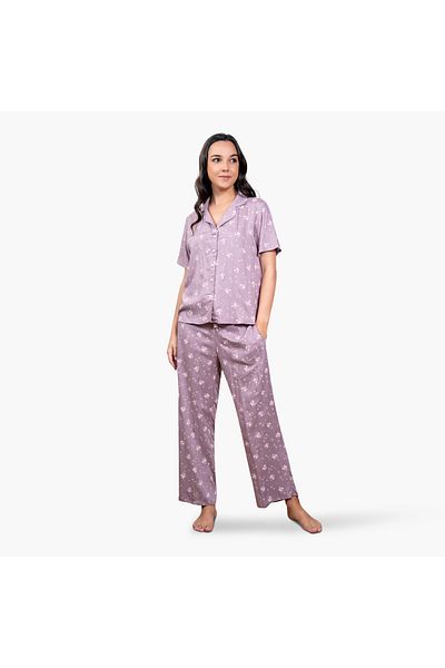 Aadaraya Floral Print Pyjama Set