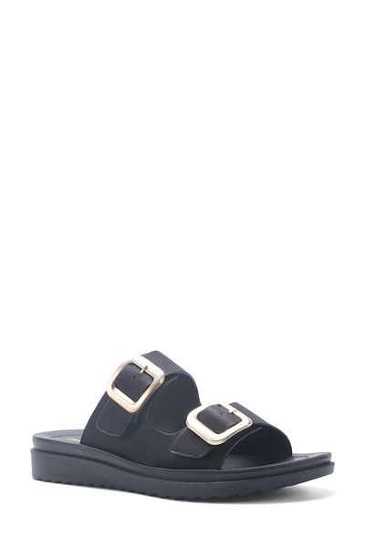 Polaris 407079.Z5Fx Black Women's Slippers