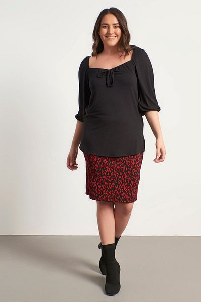 MYLİNE Knitted Pencil Skirt