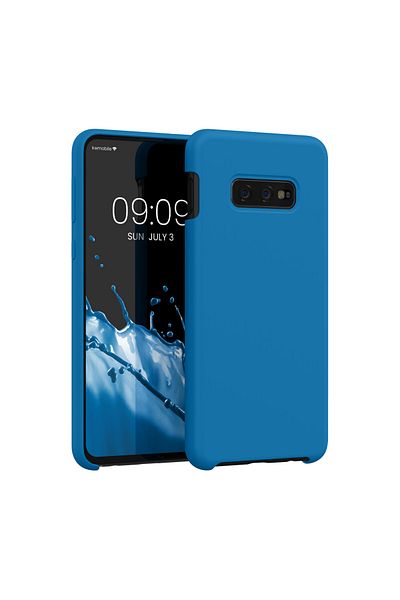 KWmobile Carcasă pentru Samsung Galaxy S10e, silicon, albastră, 47944.228