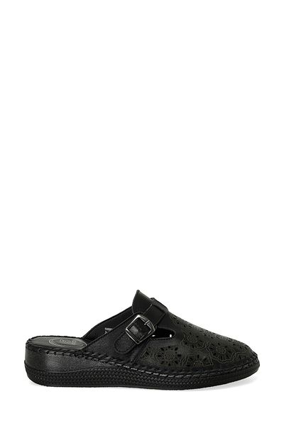 Polaris 5 Nokta 105500 .Z5Fx Black Women's Wedge Heel Slippers