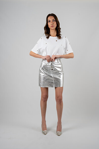 NK Gray Waxed Silver Skirt Shine X Silver Edge