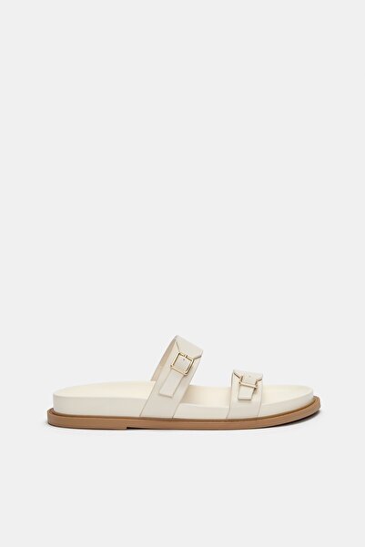 Pull & Bear Flat strappy slider sandals
