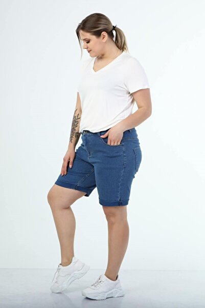 MYLİNE 5 τζιν σορτς τσέπης