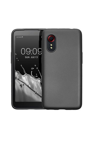 KWmobile Case For Samsung Galaxy Xcover 5, Silicone, Gray, 57527.232