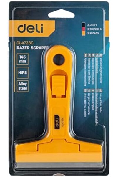 Deli Basic Scraper, 145 mm Size, Yellow