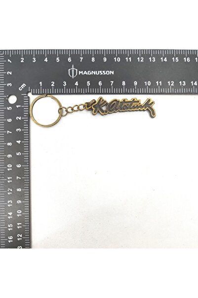 BONCADAS سلسلة مفاتيح مخصصة لتوقيع أتاتورك