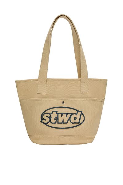 Pull & Bear STWD canvas shopper bag