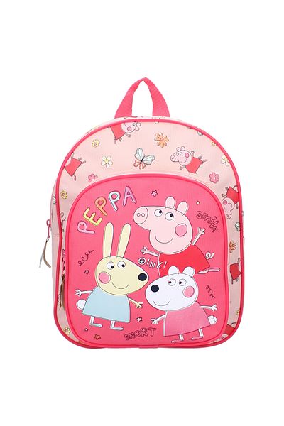 Peppa Pig Children's backpack, 30x25x11 cm, with two compartments, multicolor, I love This, Peppa Pig
