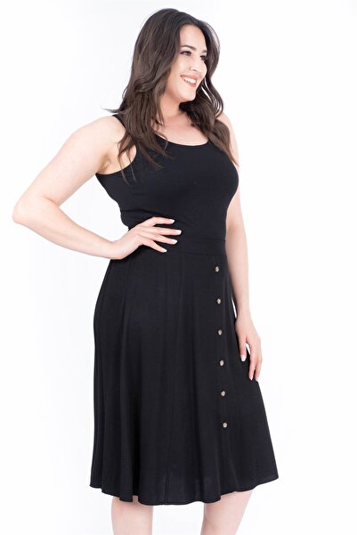 MYLİNE Önden Düğmeli Etek