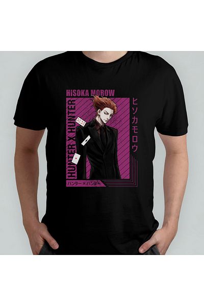 Pixxa Μπλουζάκι Hunter X Hunter Hisoka Unisex 100% βαμβακερό μπλουζάκι με λαιμόκοψη μοντέλο 7
