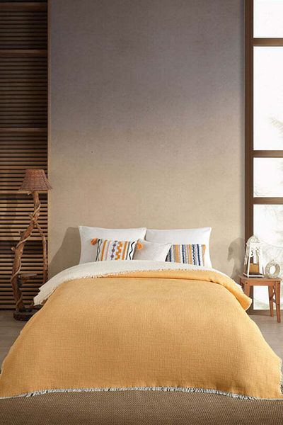 Elart Rubby Muslin Pike Double (210X230 cm) Yellow