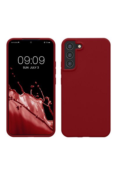 KWmobile Case For Samsung Galaxy S22 Plus, Cherry Blossom, Silicone, 56761.209
