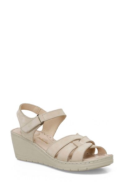 Polaris 5 Nokta 161886 .Z5Fx Beige Women's Comfort Sandals