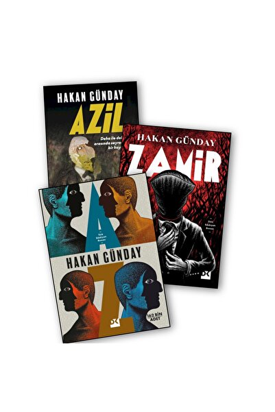 Doğan Kitap Azil - Zamir - Az Hakan Günday 3 lü Kitap Seti - 3