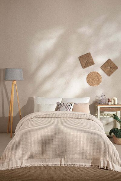 Elart Ruffle Pike Single (160X220 cm) Beige