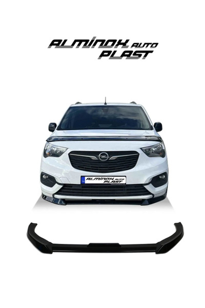 ALMİNOX AUTO PLAST OPEL COMBO E 2019-2024 Ön Tampon Lip Piano Black
