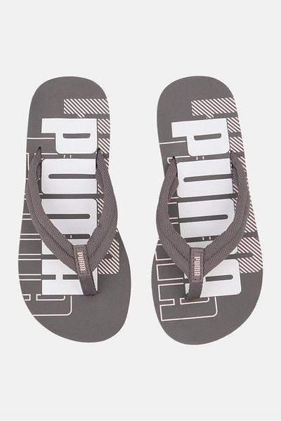 Puma Kids Boys Epic Flip Slip On Slipper, Grey Combo