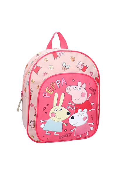 Peppa Pig Children's backpack, 30x25x11 cm, with two compartments, multicolor, I love This, Peppa Pig