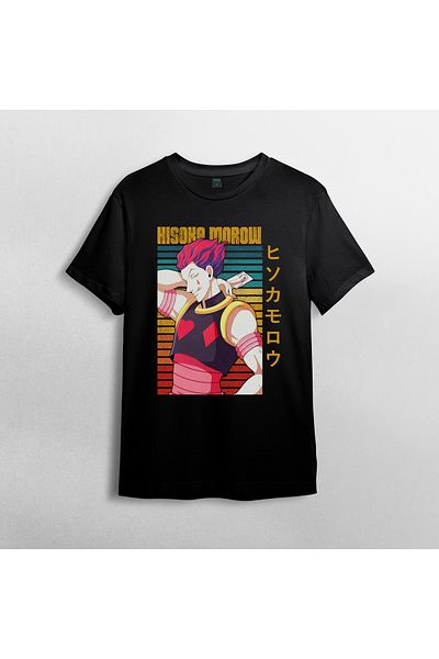 Pixxa Μπλουζάκι Hunter X Hunter Hisoka Unisex 100% βαμβακερό μπλουζάκι με λαιμόκοψη μοντέλο 6